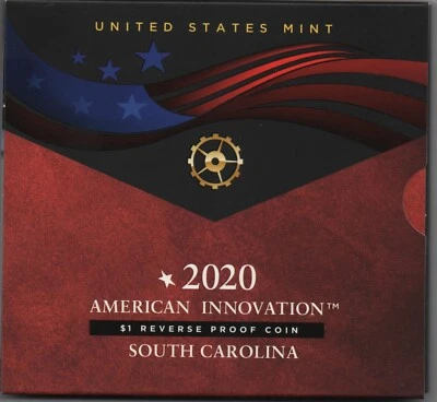 2020-S South Carolina American Innovation $1 Reverse Proof Coin - Image 1 of 3
