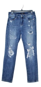 Judy Azul Boyfriend Fit Vaqueros 5/27 Etiqueta 29x30 Medido Desgastado - Imagen 1 de 6