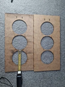 Warhammer Movement Trays for 75mm round Bases LOTR 40K Laser Cut MDF set of 2 - Picture 1 of 5