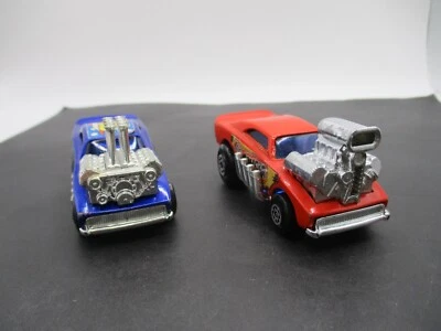 RARE PAIR MATCHBOX ,  MB26B BIG BANGER & MB24B PI-EYED PIPER BODY SWAP CODE 3. - Image 1 of 4