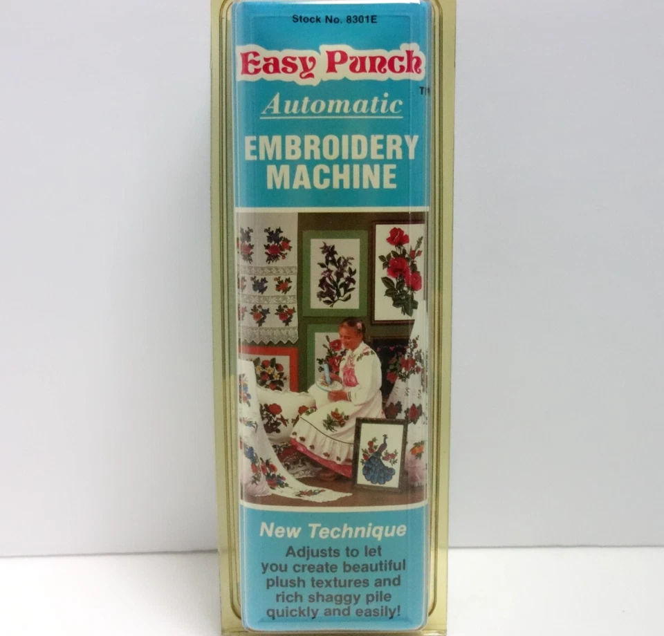 Easy Punch Automatic Embroidery Machine 8301 New in Package Vintage - Image 1 of 4