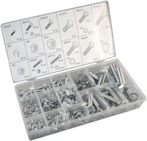 240 PC PIECE MM METRIC SIZE NUT AND BOLT SCREW ASSORTMENT HARDWARE KIT