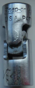 Snap on Tools USA 1/4"" Antrieb 5/16"" SAE Chrom 12 PUNKT drehbare Buchse TMU101 - Bild 1 von 5