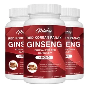 Roter koreanischer Panax Ginseng 4800 mg - hohe Kraft, Energie, Ausdauer - Bild 1 von 12