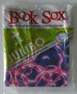 Book Sox | The Original Stretchable Fabric Book Cover | Jumbo - Picture 1 of 6