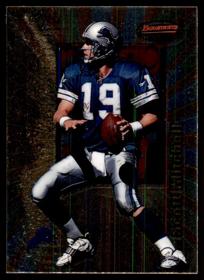 1998 Bowman's Best Scott Mitchell Football Cards #76 - Image 1 of 2