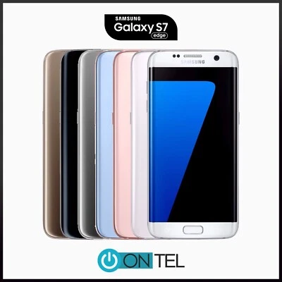 Samsung Galaxy S7 edge SM-G930F Black White Rose Gold Unlocked Grade A Good - Image 1 of 3