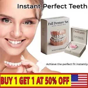 Advanced Customized Full Denture Set, Silicone Reline Denture Set~ - Picture 1 of 8