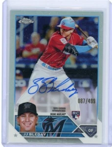 2023 Topps Chrom JJ Bleday Rookie Refraktor Auto 87/499 - Bild 1 von 2