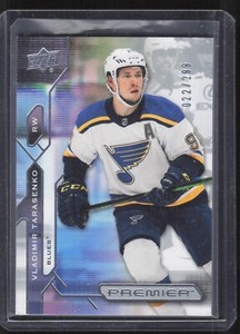 2021-22 UD Premier Vladimir Tarasenko #22 Base Silver /299 Blues 