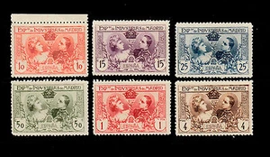 Spain - 1907 - See Note After Scott #296 - LH - Cmplt Set - Alfonso & Victoria - Picture 1 of 1