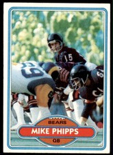 1980 Topps Mike Phipps Football Card Chicago Bears #422