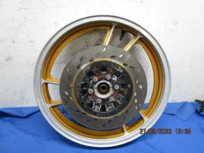 1985 Suzuki GS550 ES, roda dianteira, muito bom estado original D328 - Imagem 1 de 4