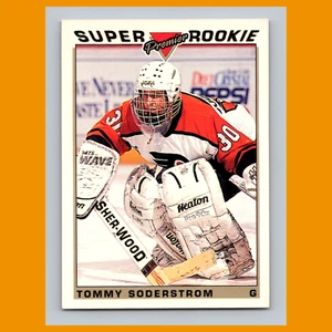 Tommy Soderstrom #122 1993 O-Pee-Chee Premier Gold Philadelphia Flyers hockey casi nuevo - Imagen 1 de 3