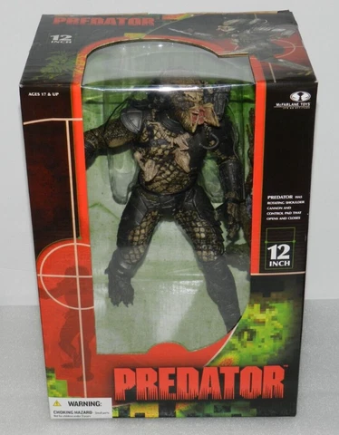 McFARLANE PREDATOR 12" MOVIE FIGURE NEW SEALED MOVIE MANIACS Cover