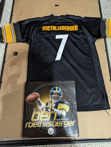 Ben Roethlisberger jersey Youth XL Plus Poster Cover