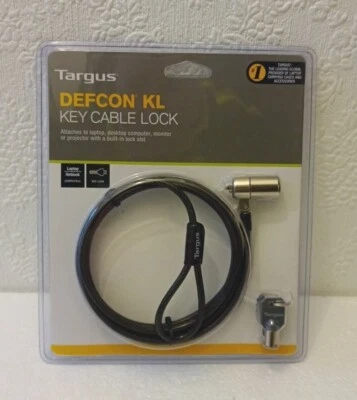 Targus (ASP48EU) Defcon KL Key Cable Lock - Image 1 of 2