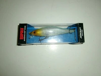 Señuelo de levantamiento lento Rapala SDRS 9 BBH Shadow Rap Shad azul arenque trasero - Nuevo en caja* Foto 1 de 4