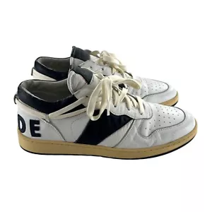 Rhude Rhecess Low Top White/Navy Blue Sneakers US 9 - Worn Twice! - Picture 1 of 14