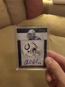 2012 Panini Prominance #231 Andrew Luck Helmet Auto Rookie 36/80 - Bild 1 von 2