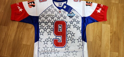 NEW TAG! RARE! Cincinnati Benglas #9 Carson Palmer 2007 Pro Bowl sewn Jersey Men Cover