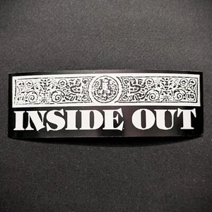 INSIDE OUT - 5 x 1.33" Waterproof Vinyl Sticker - 108 Hardcore Judge Burn NYHC - Picture 1 of 5