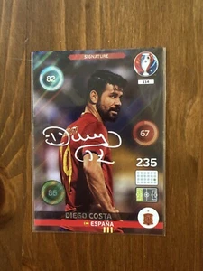 Diego Costa Spain 2016 UEFA Euro Panini XL Adrenalyn Signature #114 - Picture 1 of 2