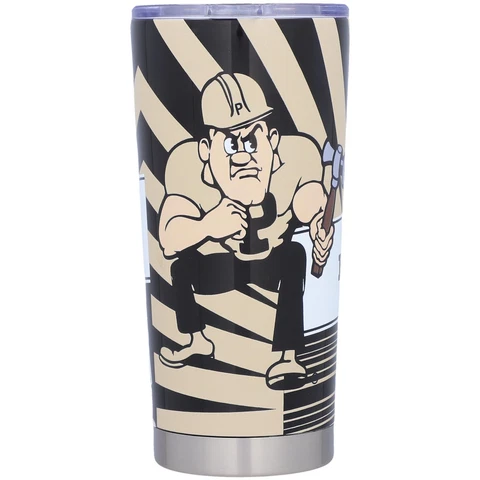 Purdue Boilermakers 20oz. Stainless Steel Mascot Tumbler Cover