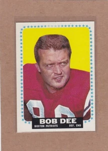 1964 Topps Football Bob Dee #7 Patriots Ex+ *A36431 - Imagen 1 de 1