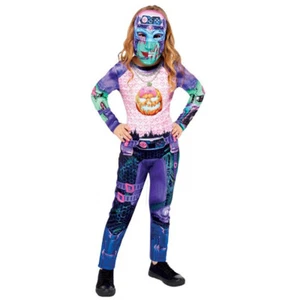 Halloween Party Supplies Gamer Girl Costume 8-10 Years Trick Or Treat Dress Up - Picture 1 of 1