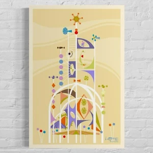 Disney New York World's Fair Tower of the Four Winds Poster Art - Picture 1 of 2