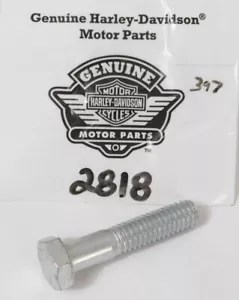 1 NOS Genuine Harley Davidson 5/16-18 X 1-1/2 Hex Head Cap Screw Part OEM 2818 - Foto 1 di 3