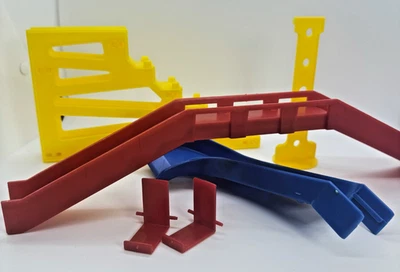 1989 Domino Rally Replacement Game Parts Zig Zag Stairs Slide - Image 1 of 2