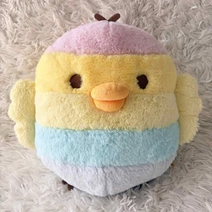 Juguete de peluche Rilakkuma Kiiroitri Land Kiiroitori arco iris algodón de azúcar - Imagen 1 de 4