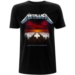 Camiseta unisex Metallica: Master of Puppets Tracks (negra) (impresión trasera) - Imagen 1 de 6