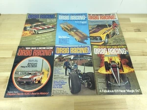 Drag Racing USA Magazine Vintage 1972 Lot Of 6 - Picture 1 of 15