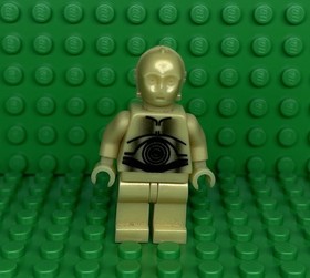 LEGO Star Wars Pearl Gold C-3PO Minifig 10144 4475 4504 7106 7190 sw0010 Rare B