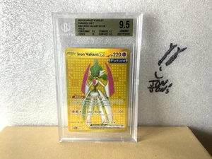 Iron Valiant EX #261/182 Pokemon Paradox Rift BGS 9.5 GEM Mint - Picture 1 of 2