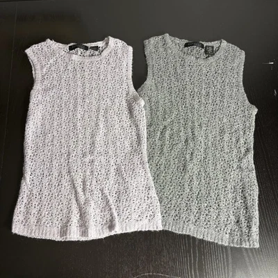 Lote de 2 Prendas para el torso suéter vintage años 90 EXPRESS para mujer mezcla lana/mohair Foto 1 de 4