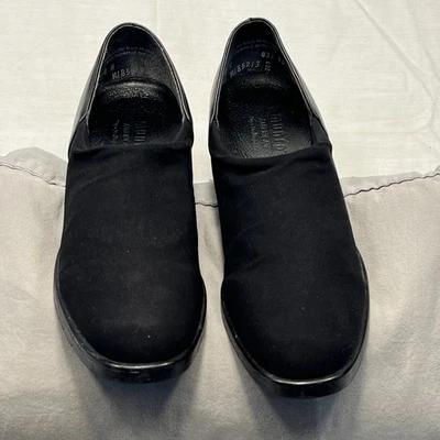 Mocasines Munro American Stretch Pump Tela Cuero Tacón Bloque Mujer Talla 8N Foto 1 de 4