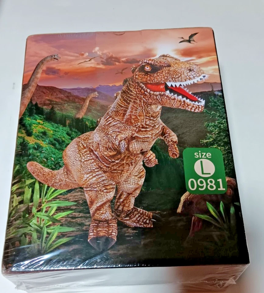 T-REX Dinosaur Inflatable Costume Adult Suit Outfit  for Party - Image 1 of 1