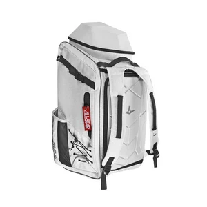 All-Star MVP Dual Hybrid Catcher's Baseball/Softball Backpack Bag - White - Picture 1 of 3