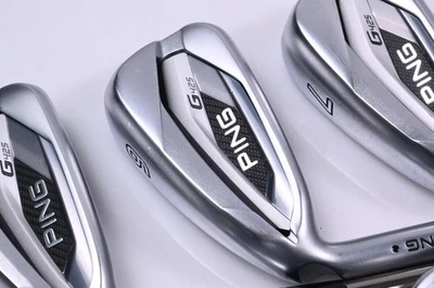 Left Hand Ping G425 Irons / 5-PW+SW / Black Dot / Reuglar Flex UST Recoil ES780 - Image 1 of 4
