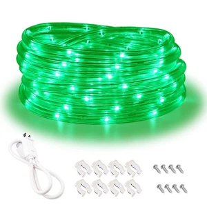 Green Rope Lights,16ft Waterproof, Connectable and Flexible LED Strip Lights ... - Picture 1 of 7