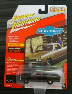 Johnny Lightning Classic Gold 1967 Chevy El Camino tuxedo black release 1 ver B - Picture 1 of 3
