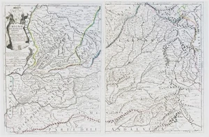 Mapa De Castilla Talavera De La Reina Ciudad Real Madrid Toledo Rossi 1696 - Picture 1 of 1