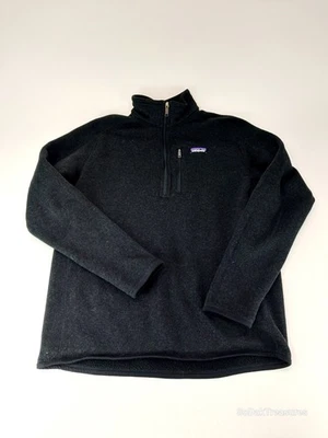 Patagonia Better Sweater Herren Large schwarz 1/4 Zip Pullover Fleece 25522 - Bild 1 von 4