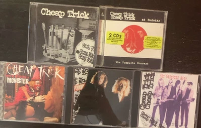 Cheap Trick 5CD Lot. Live At Budokan 2CD, Lap Of Luxury, Woke Up, Greatest Hits, - Image 1 of 4