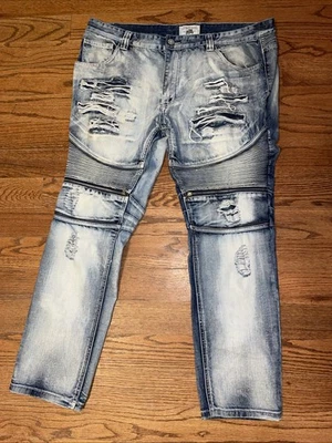 Pantalones de skate Smoke Rise para hombre 42x31 rectos motociclista ropa de calle en muy buena condición Foto 1 de 4