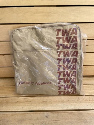 Nuevo Bolso de Hombro de Colección Trans World Airlines TWA Escapada Vacaciones Bolso de Mano 12 Foto 1 de 4
